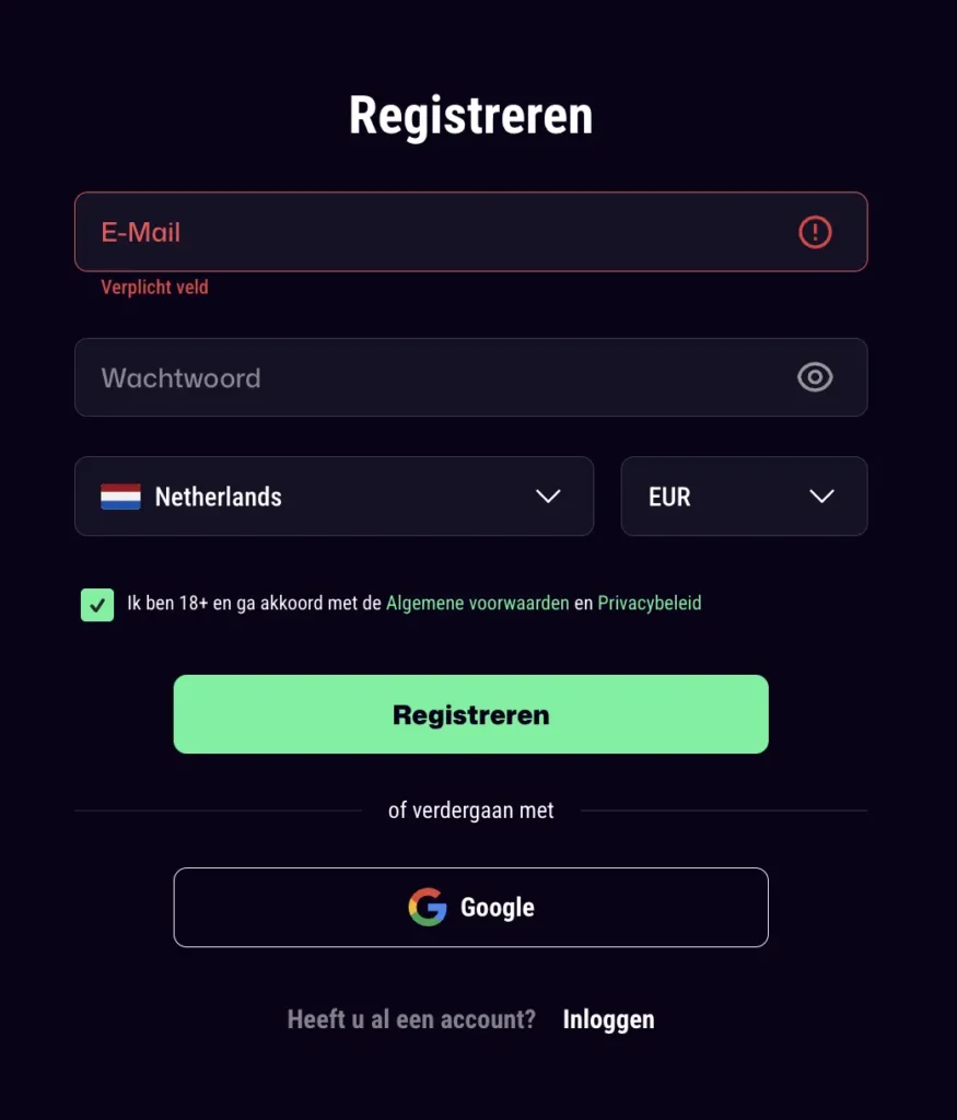 registreren