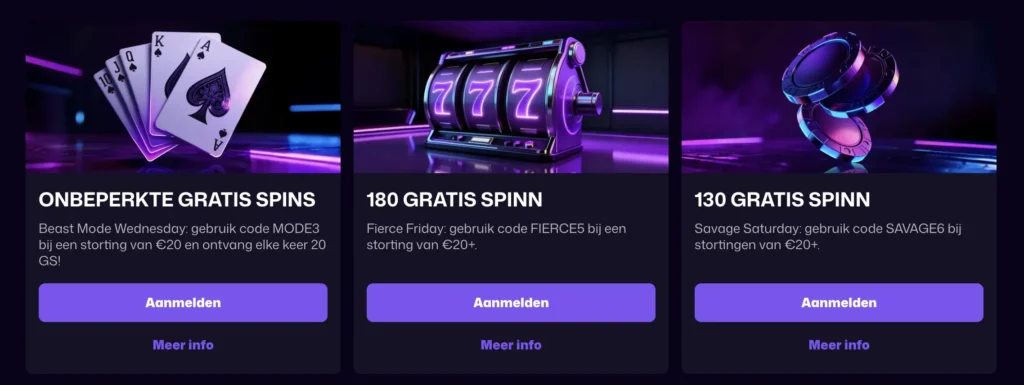 promoties van casino Winbeast