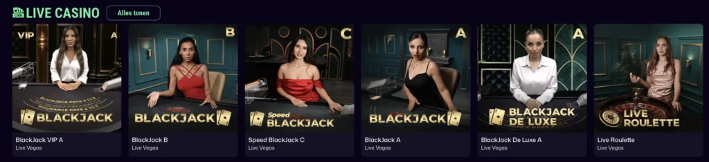 live casino van Win Beast